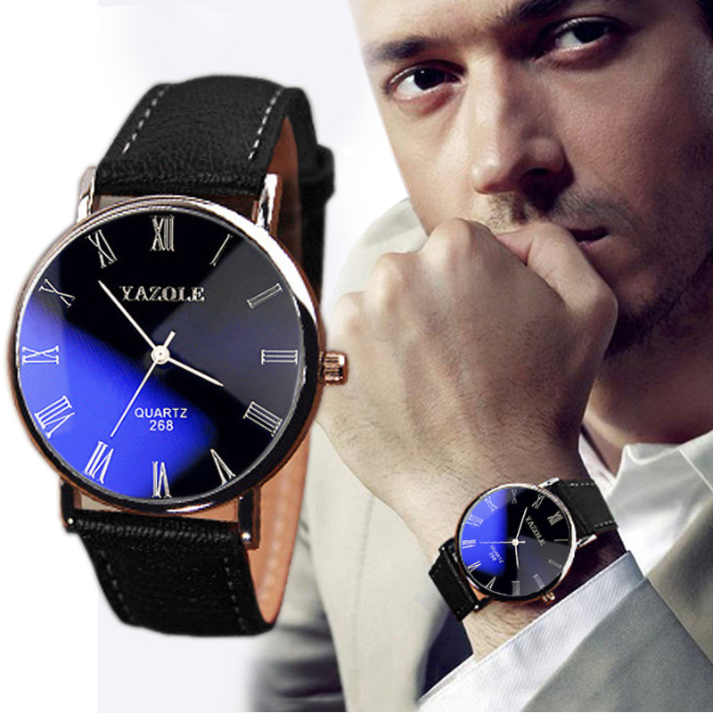 Fashion 2022 Luxury Fashion Faux Leather Mens Quartz Analog Watch Watches  Black Watch Wholesale Casual Electronics Wristwatches - Price history &  Review | AliExpress Seller - WIND COSY Store | Alitools.io