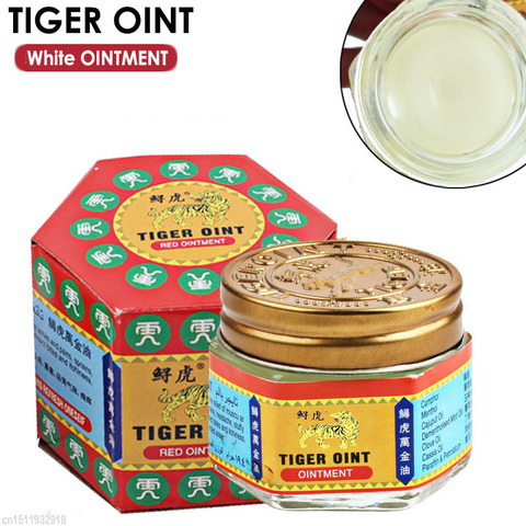 Red White Tiger Balm Ointment For Headache Toothache Stomachache Painkiller Muscle Relieving Lion Balm Dizziness Essential Balm ► Photo 1/6