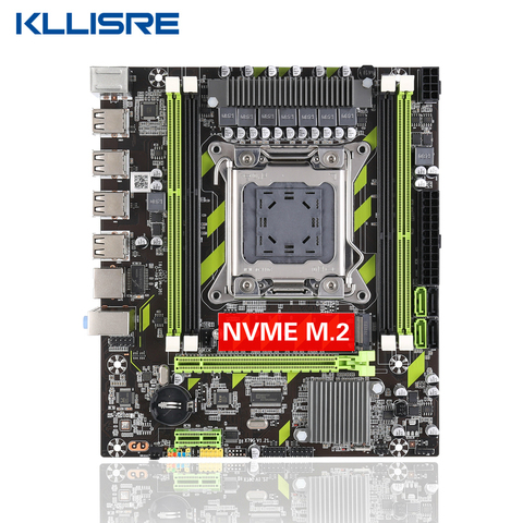 Kllisre X79 LGA 2011 motherboard M-ATX M.2 NVME slot support Intel Xeon E5 V1&V2 processor DDR3 ECC RAM X79G desktop mainboard ► Photo 1/5
