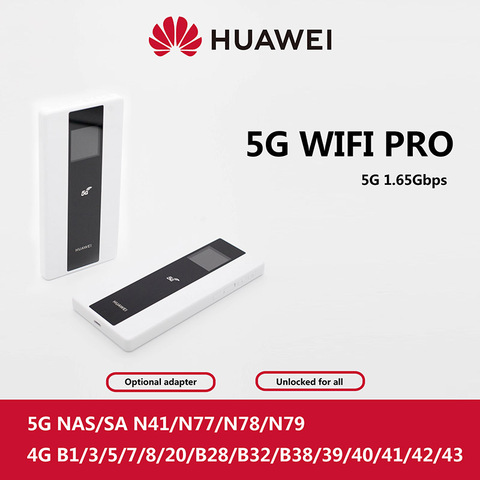 Huawei 5G Router Mobile WiFi Pro E6878-370 Huawei 5G MIFI Hotspot wireless Access Point Mobile WiFi E6878-870 NA and NSA modes ► Photo 1/5
