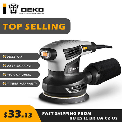 DEKO DKSD28Q 280W Classic Random Orbit Sander with DIY Efficient Dust Collection System for Wood Working Sander Machine Polisher ► Photo 1/6