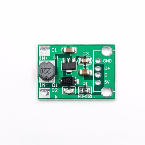 600mA DC-DC Mini Step Up Power Module 1-5V To 5V Step-up Boost Converter ► Photo 1/6