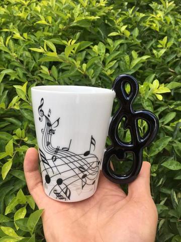 dropshipping high quality ceramic musical instrument handle mug cup ► Photo 1/6