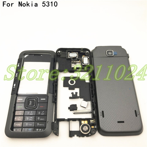 Good quality New Full Complete Mobile Phone Housing Cover Case+English Keypad For Nokia 5310 With Logo ► Photo 1/3