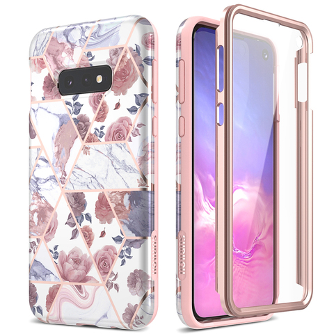 2 in 1 Soft Case for Samsung Galaxy A71 A51 S10 S9 Note 9 10 Plus case with Screen protector Cover for S10e A50 S20 Plus Ultra ► Photo 1/6