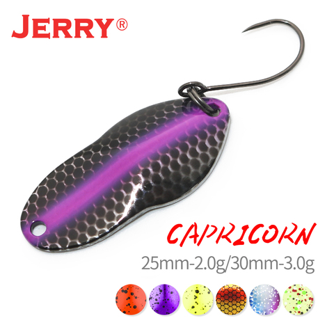 Jerry 2g 3g micro fishing lures ultralight brass metal hard bait single hook freshwater area trout pike perch spoon bauble pesca ► Photo 1/6