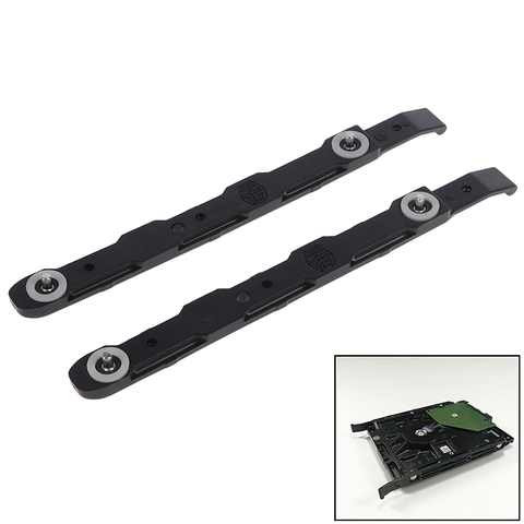 2 x Plastic Chassis Hard Drive Mounting Rails for Cooler Master 3.5