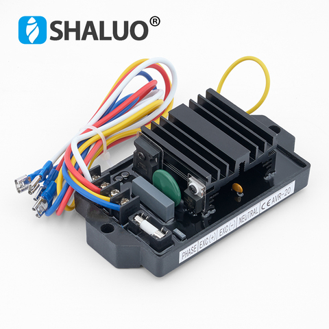 NEW AVR-20 AVR Automatic Voltage Regulator brushless excitation generator control module stabilizer diesel Genset parts GB-20A ► Photo 1/6