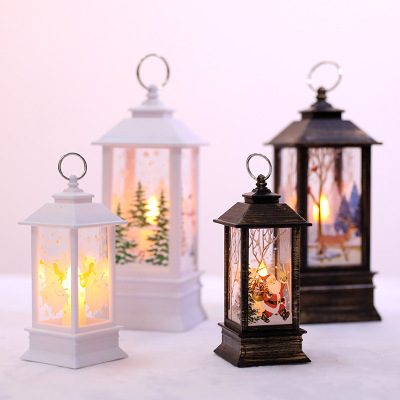 Christmas Decoration Hanging Prop Led Candles Halloween Light  Santa claus elk snowman Lantern Flame Lamp Party Supplies ► Photo 1/6