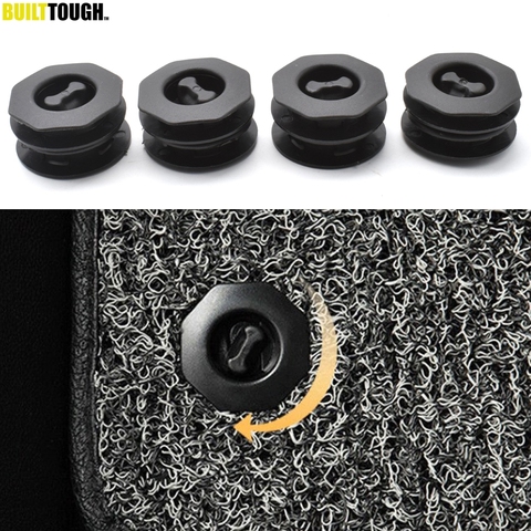 4pcs Universal Car Floor Mat Anti-Slip Clips Auto Carpet Fixing Grips Clamps Holders Sleeves Retention Retainer Styling Tools ► Photo 1/6