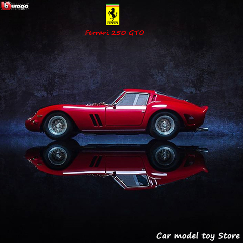 Bburago 1:24 Ferrari 250gto collection manufacturer authorized simulation alloy car model crafts decoration collection toy tools ► Photo 1/5