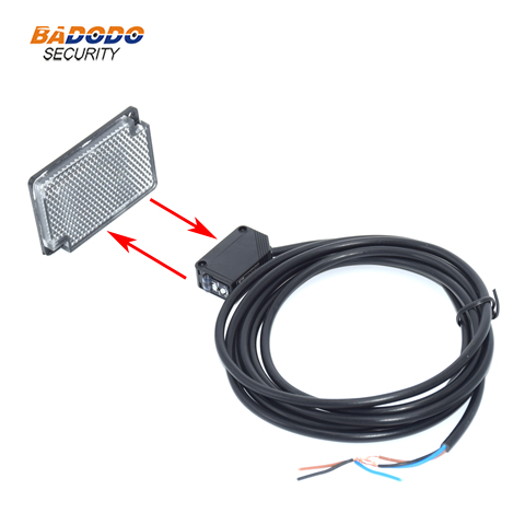 DC12-24V Reflective photoelectric switch photocell E3Z-R61 NPN output Reflex Light Barrier 2.5m detect distance ► Photo 1/6