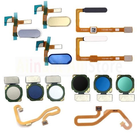 Original Back Home Key Fingerprint Sensor Flex Cable For Huawei Honor 9 9i 9X Lite Touch ID Fingerprint Flex Cable Phone Parts ► Photo 1/6