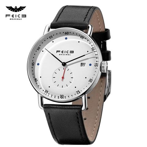 FEICE New Men's Automatic Watch Unisex Classic Bauhaus Mechanical Watch Curved Mirror Waterproof Casual Dress Watches FM506 ► Photo 1/6