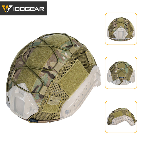IDOGEAR Tactical Multicam Helmet Cover for for Ops-Core FAST PJ Helmet Paintball Wargame Gear CS FAST Helmet Cover ► Photo 1/6