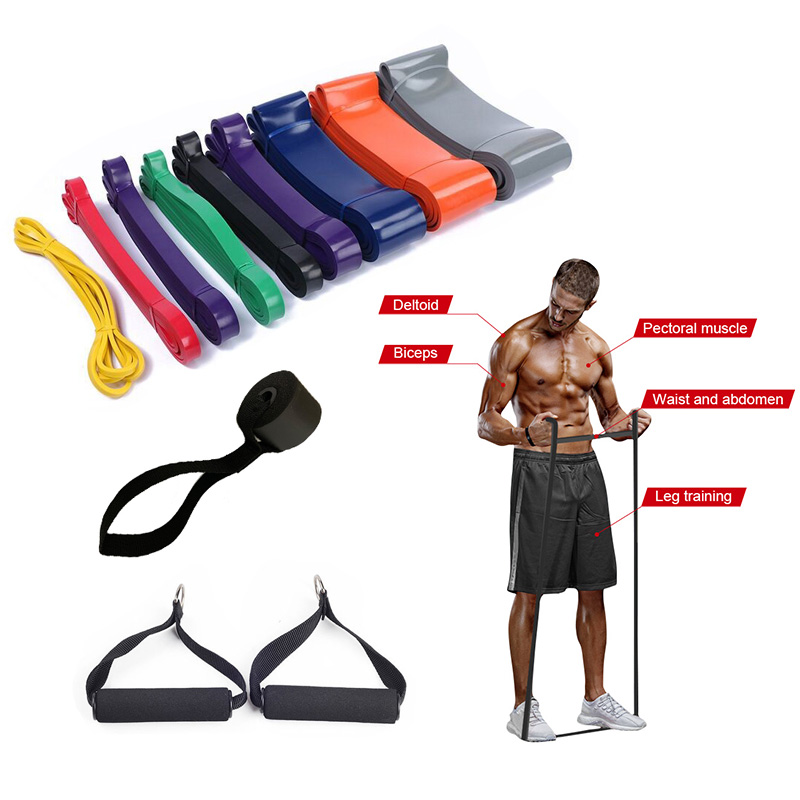 Resistance Bands Pull Up Heavy Duty Set Assisted Exercise Tube Home Gym Fitness 