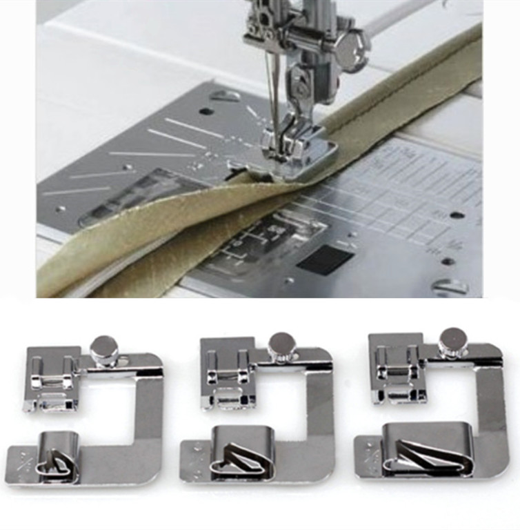 1PC Hot Sale Domestic High quality Sewing Machine Foot Presser Rolled Hem  Feet Set for Brother Singer Sewing Accessories 3 Size - AliExpress