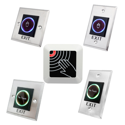 No Touch Infrared Contactless Door Release Button Door Exit Button ► Photo 1/5