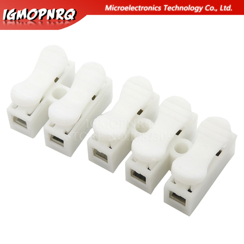 10PCS/LOT CH3 CH2 Electrical Cable Connectors Quick Splice Lock Wire Terminals Set press type terminal block wire connector ► Photo 1/1