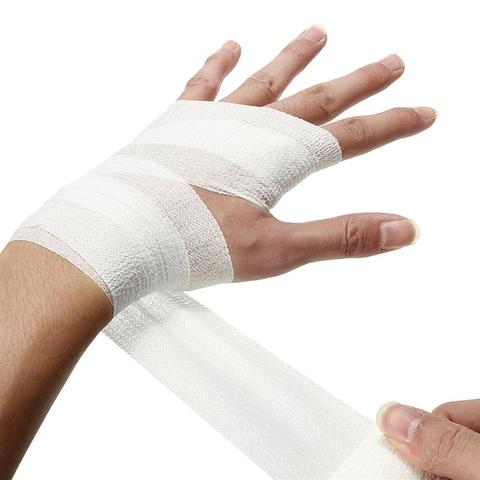 Free Shipping Outdoor Medical Bandage First Aid Kit Waterdicht Elastic Bandage Self Adhesive Tape Breathable Stick Bandage 5M ► Photo 1/6