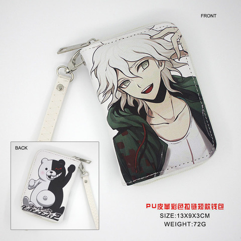 Anime Danganronpa Naegi Makoto Wallet Monokuma Coin Purse for Men Women Gift Money Bag ► Photo 1/6