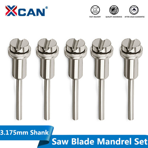 XCAN Saw Blade Mandrel 5pcs 3.175mm(1/8'') Cutting Disc Extension Rod Connective Rod For Dremel Rotary Power Tool Accessories ► Photo 1/6