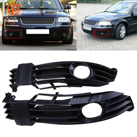 POSSBAY Left/Right Car Front Bumper Grille Fog Light Lower Grill Cover for VW Passat B5.5 Sedan/Variant 2001 2002 2003 2004 2005 ► Photo 1/6