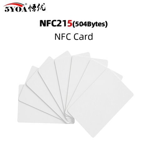 5pcs NFC Card 215 Chip For TagMo Forum Type2 NFC215 13.56mHz for huawei share ios13 personal automation shortcuts ► Photo 1/6