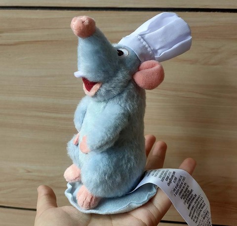 Authentic  Ratatouille Chef Remy Magnetic Shoulder Plush Toy New ► Photo 1/4