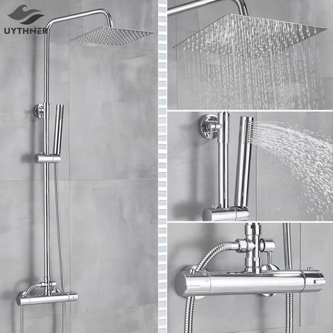 Luxury Newly Bathroom Top Shower Head Golden Polished 8-inch Rainfall Shower Sprayer With Shower Arm Wall Mount ► Photo 1/6