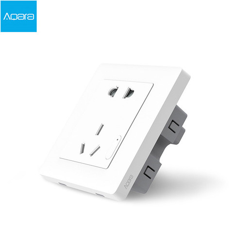 Original Smart home Aqara Smart Light Control ZiGBee Wall Switch Socket Plug Via Smartphone APP Wireless Remote ► Photo 1/6