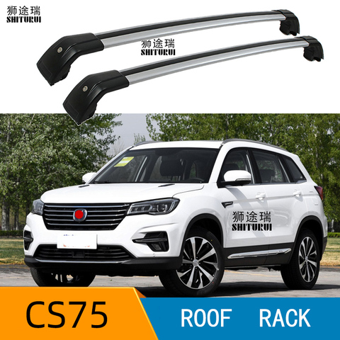 2Pcs Roof bars For changan cs75 2016 2017 2022 Aluminum Alloy Side Bars Cross Rails Roof Rack Luggage CUV SUV LED ► Photo 1/4