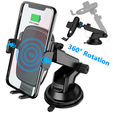 Car Phone Mount with Dashboard+Air Vent Cell Phone Holder 2 in 1, Long Arm Strong Suction Car Phone Holder,Compatible All Phones ► Photo 1/6