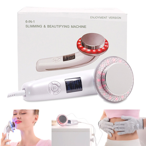 Cavitation machine 6 in 1 Body Slimming Massager Weight Loss Anti-Cellulite Fat Burner Galvanic Infrared EMS Therapy Machine ► Photo 1/6