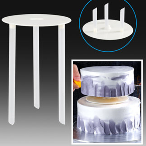 YOMDID Multi-layer Cake Support Frame Practical Cake Stands Round Dessert Support Spacer Piling Bracket Kitchen DIY Cake Tool ► Photo 1/6