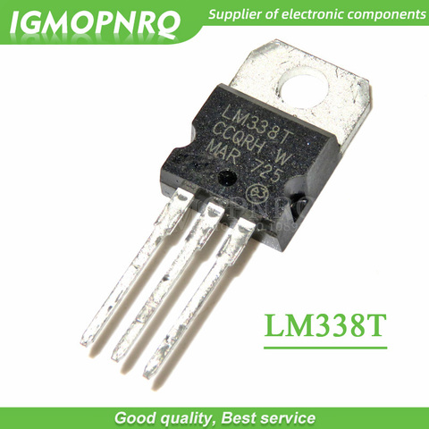 10pcs/lot LM338T LM338 TO-220 high-current adjustable integrated voltage regulator new original ► Photo 1/1