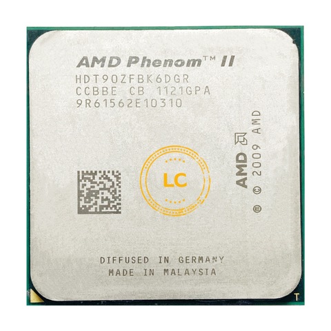 AMD Phenom II X6 1090T 1090 3.2 GHz Six Core CPU Processor HDT90ZFBK6DGR Socket AM3 ► Photo 1/2