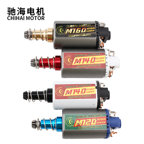 chihai motor M120 M140 M160 High Speed High Torque Motor High Performance Airsoft Ultra Custom AEG Gearbox Motor For M4 M16 MP5 ► Photo 1/6