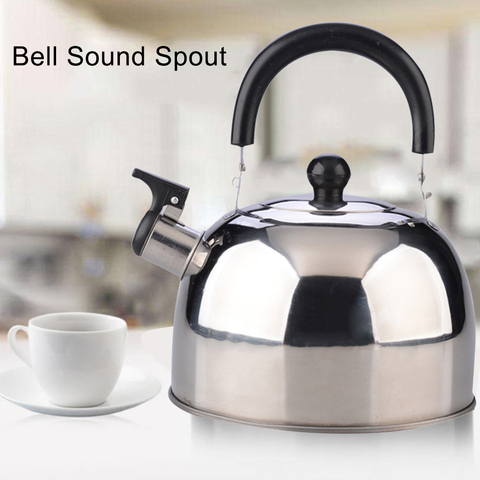 2.5L Whistling Stainless Steel Water Kettles Tea Bottle Kettle For Gas Water Coffee Heat Pot Drinkware Kettles Kitchen Tools Wat ► Photo 1/6