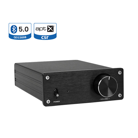AIYIMA QCC3008 APTX Bluetooth 5.0 HIFI TPA3255 Stereo 2.0 Channel 325W*2 High Power Digital Amplifier Class D Audio Sound AMP ► Photo 1/6