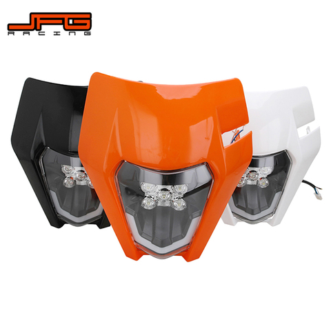 Motorcycle New LED Headlight Headlamp Head Lamp Light For KTM EXC EXCF SX SXF XC XCF XCW XCFW 125 150 250 300 350 450 530 ► Photo 1/6