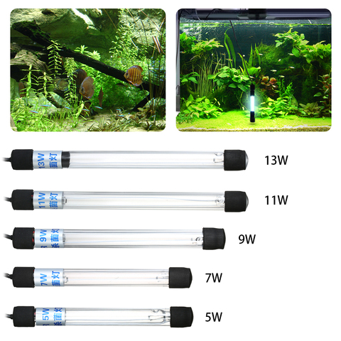Submersible Ultraviolet UV Sterilizer Light 13W UV Light Sterilization Lamp Water Disinfection for Aquarium Fish Tank Pond ► Photo 1/5