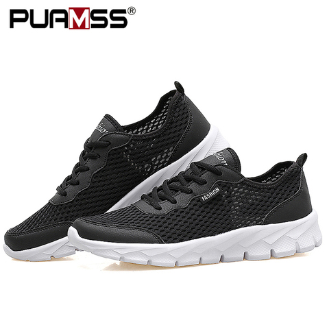 2022 New Summer Men Shoes Breathable Lightweight Cheap Mesh Men Casual Shoes Beach Water Shoes Summer Sneakers Men Plus Size ► Photo 1/6