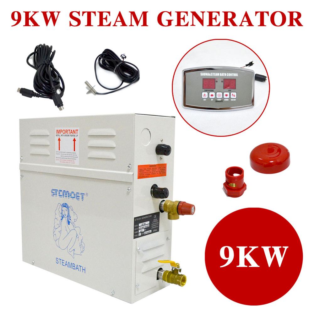 220V 6KW Bathroom Steam Generator Sauna SPA Steam Machine w/ Controller 