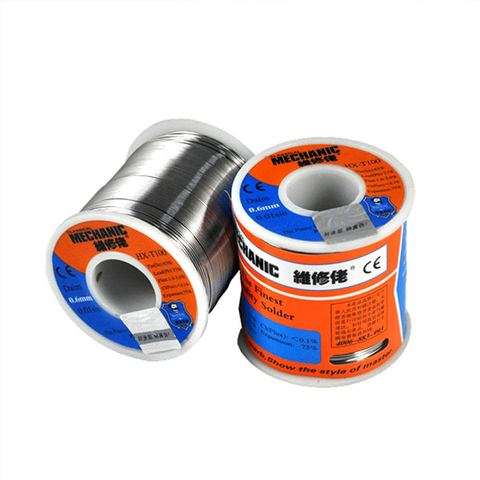 MECHANIC 100g/500g Solder Silk Low Temperature Rosin Flux  0.6 0.8 1.0mm Low Melting Point Solder Wire Soldering Tin BGA Welding ► Photo 1/6