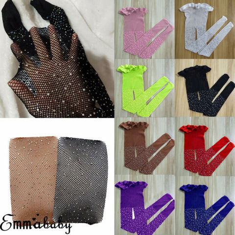 Fashion Kids Girls Sequin Mesh Fishnet Fish Net Pantyhose Tights Stockings Children High Stockings ► Photo 1/6