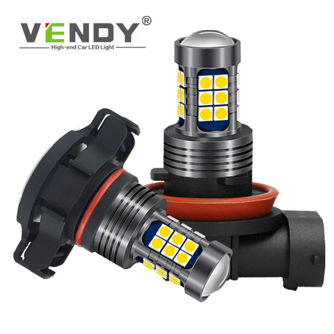 1pcs LED Fog Lights 12v Bulbs For The Car H8 H11 H10 9145 H16 9006 HB4 PSX24W 2504 9005 HB3 PSX26W P13W Auto Running Lamp DRL ► Photo 1/6