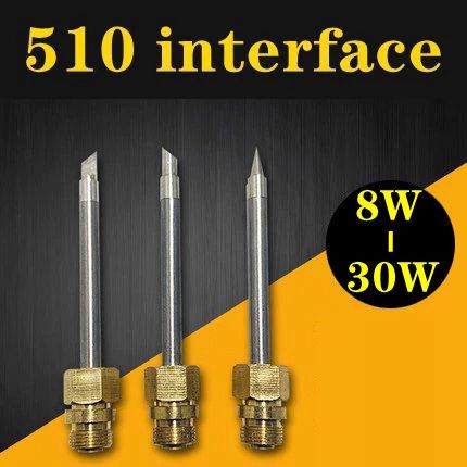 510 interface soldering iron tip mini portable USB soldering iron tip 5V battery soldering iron tip soldering rework accessories ► Photo 1/6