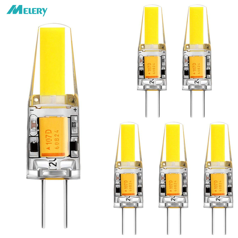 G4 COB LED Light Bulbs 25W Halogen Lamps Replacement 180LM White 3000K/6000K 3W 12V Crystal Spotlight Bulb 5Pack Energy Class A+ ► Photo 1/6