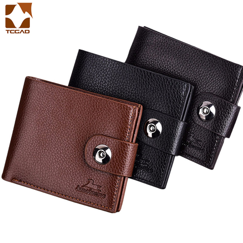 men's wallet for men billeteras para hombre wallet leather men portfel cartera hombre Purse portafoglio uomo heren portomonee ► Photo 1/6